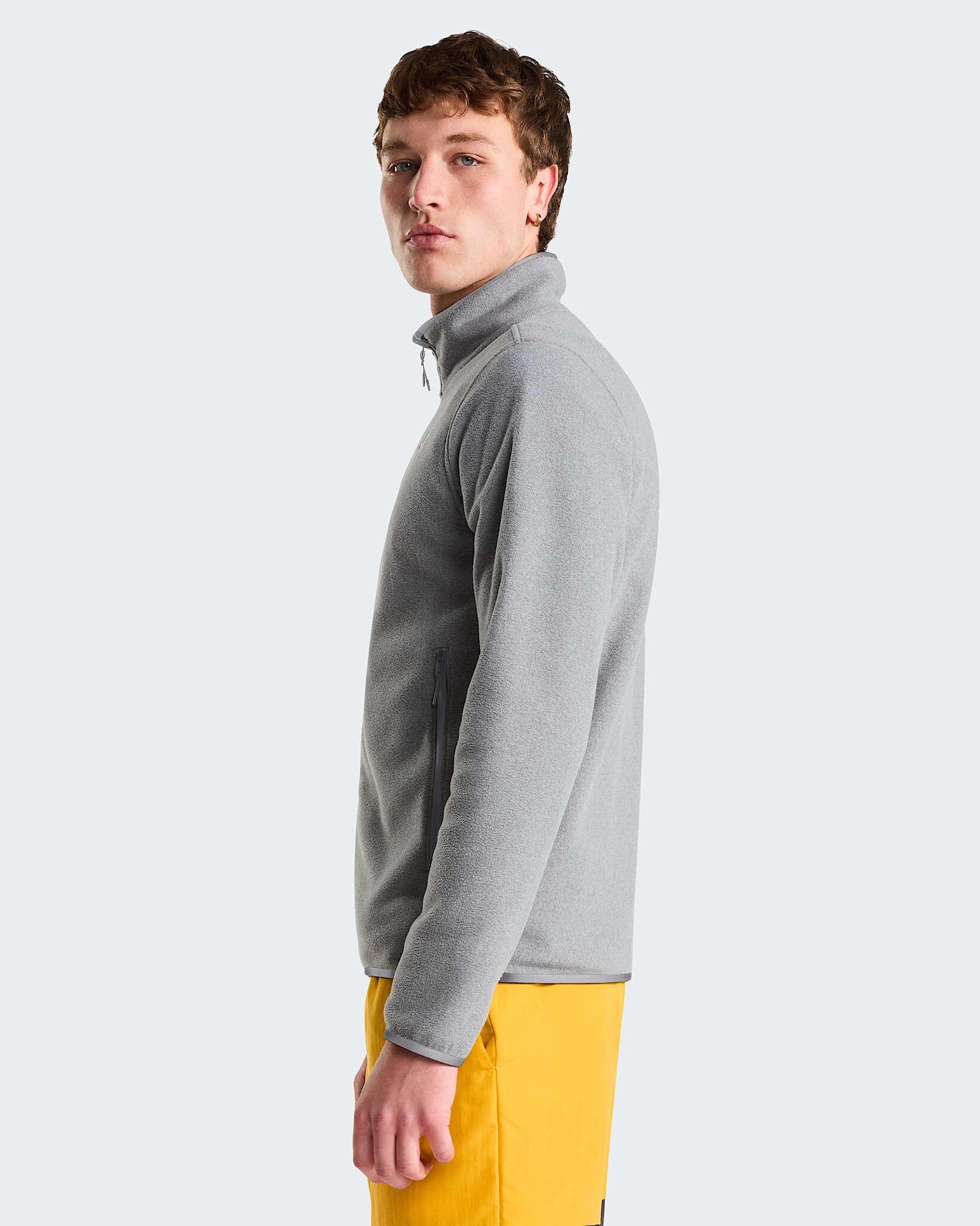 The North Face M Glacier Fleece Jacket - TNF Mid Grey Heather