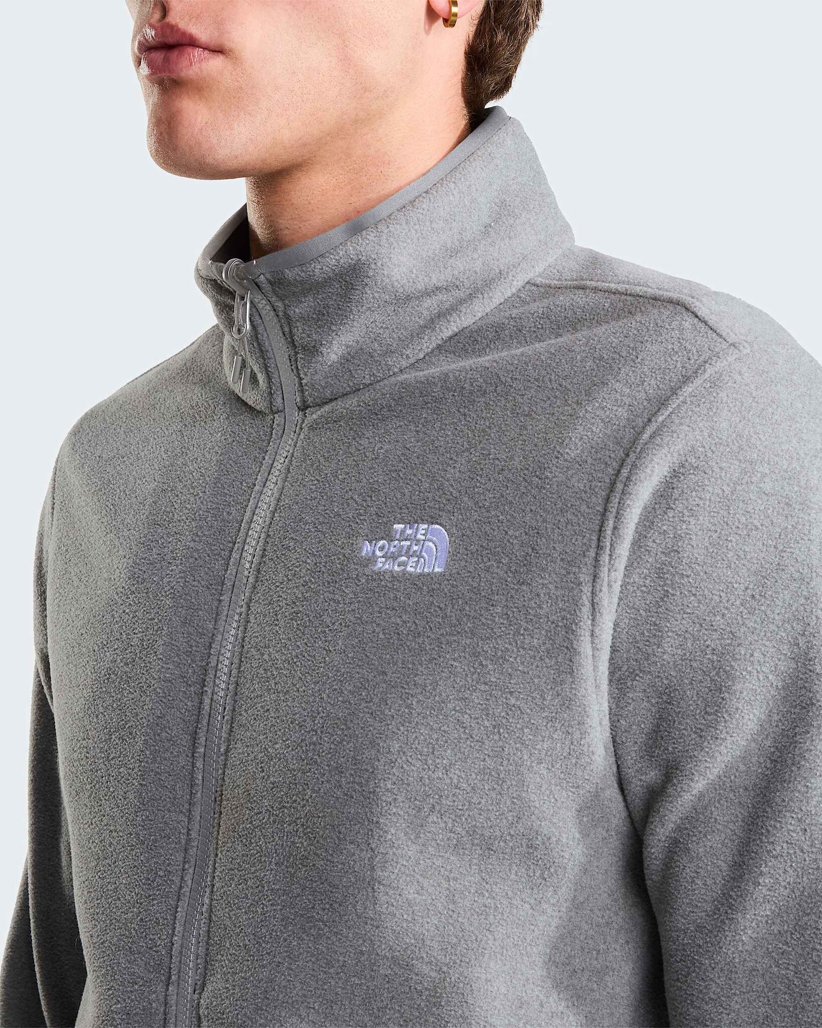 The North Face M Glacier Fleece Jacket - TNF Mid Grey Heather