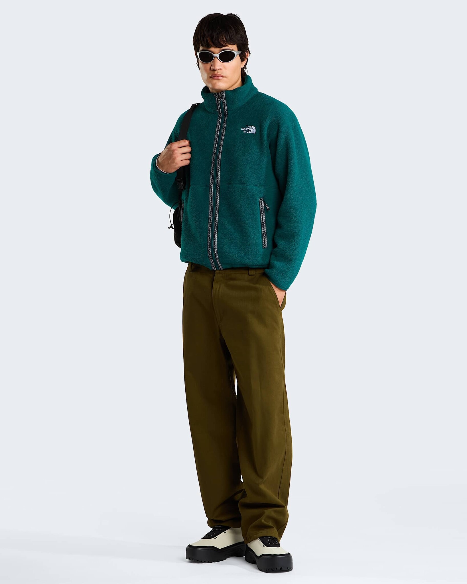 The North Face M' Fleeski Full Zip Jacket - Pacific Teal