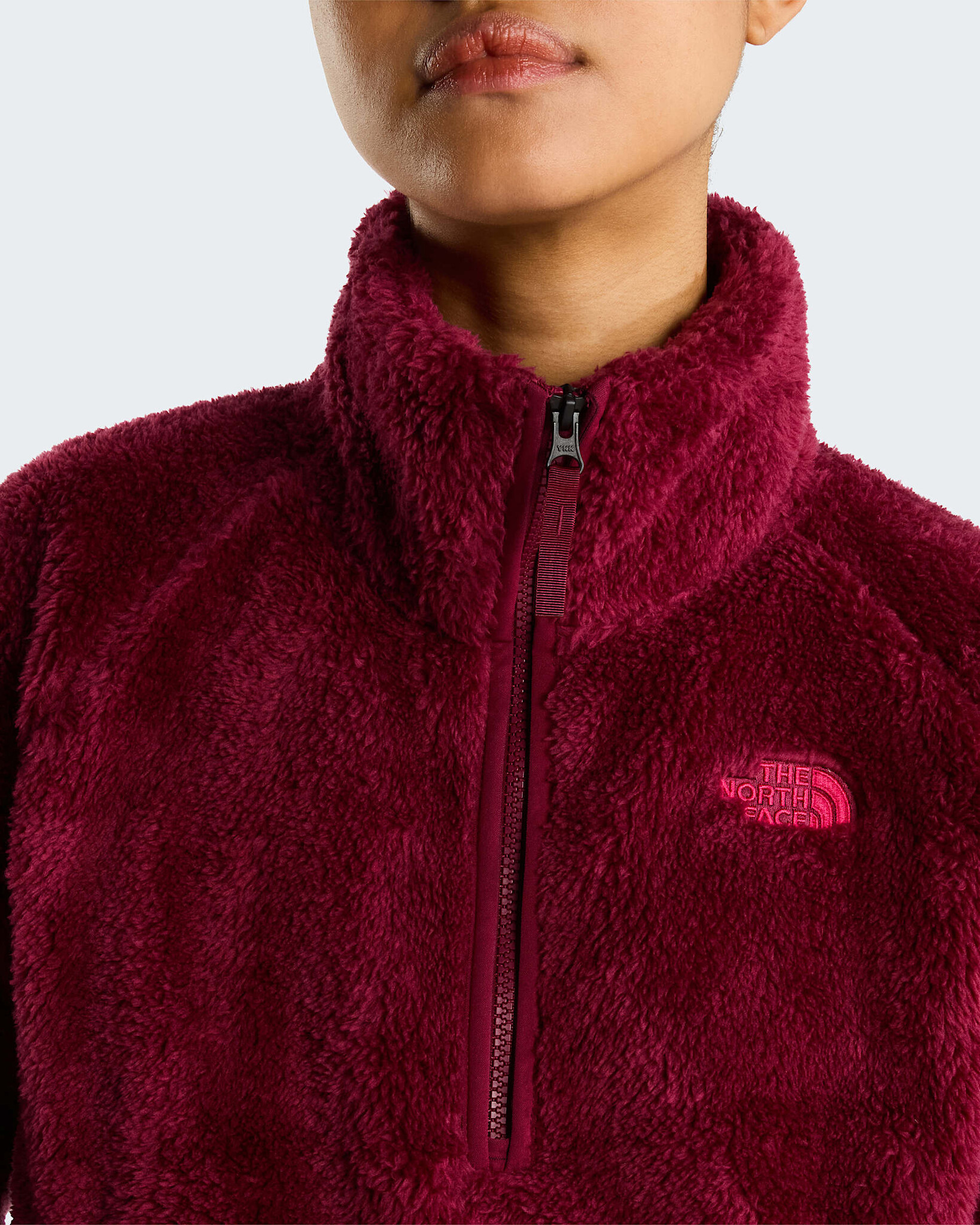 The North Face W' Osito Evolve 1/2 Zip Jacket - Burgundy Crush