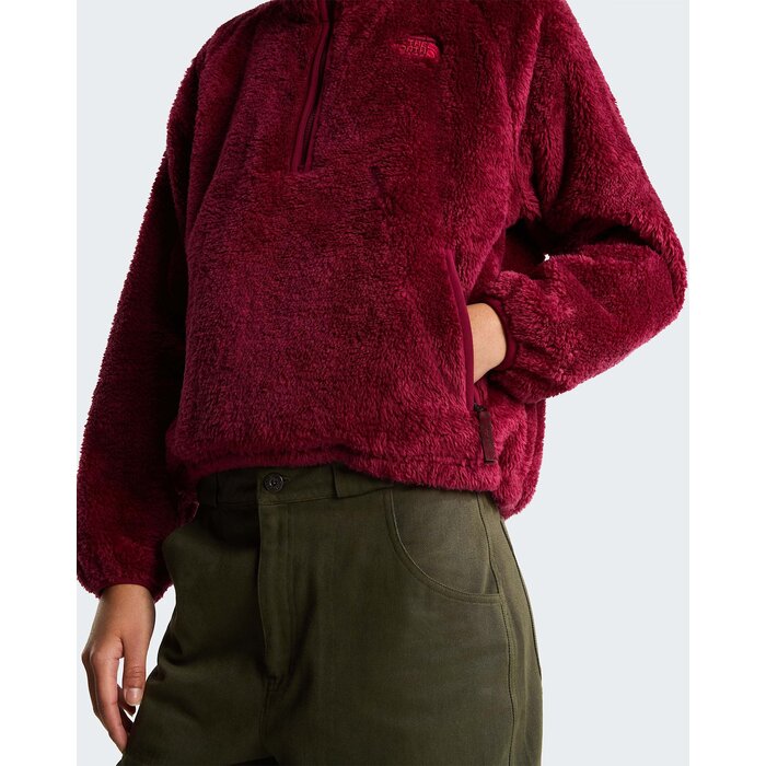 The North Face W' Osito Evolve 1/2 Zip Jacket - Burgundy Crush