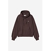 W' Hooded Casey Sweat - Palisander/Silver