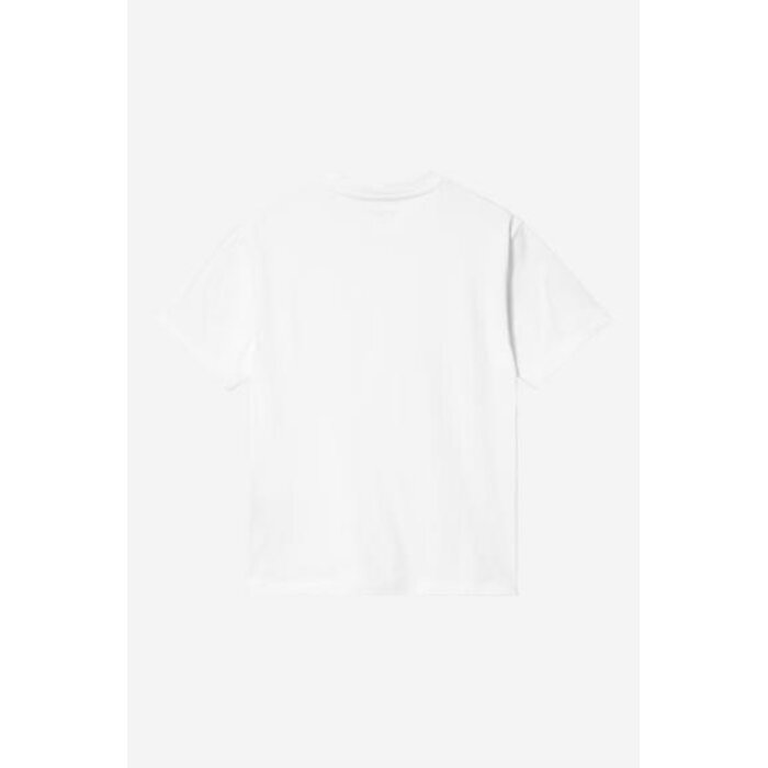 Carhartt WIP W' S/S Slingshot T-Shirt - White (Heavy Stone Wash)