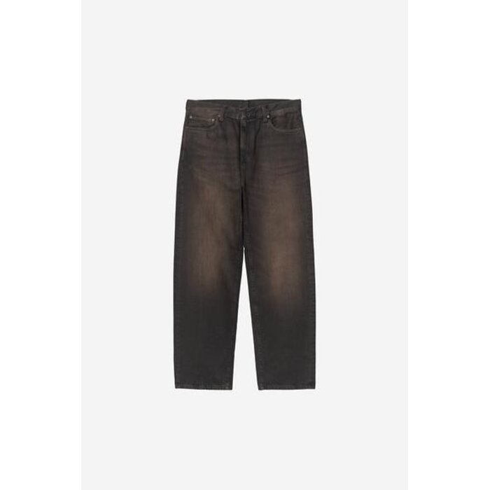 Carhartt WIP Aaron Pant - Black (Tobacco Used Wash)