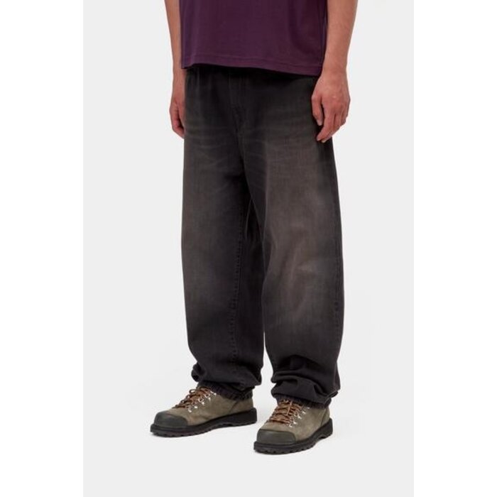 Carhartt WIP Aaron Pant - Black (Tobacco Used Wash)