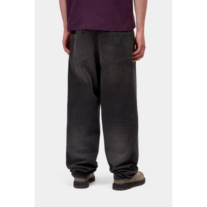 Carhartt WIP Aaron Pant - Black (Tobacco Used Wash)