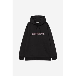 Carhartt WIP W' Hooded Carhartt Sweat - Black/Hortensia