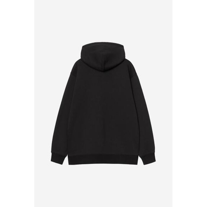 Carhartt WIP W' Hooded Carhartt Sweat - Black/Hortensia