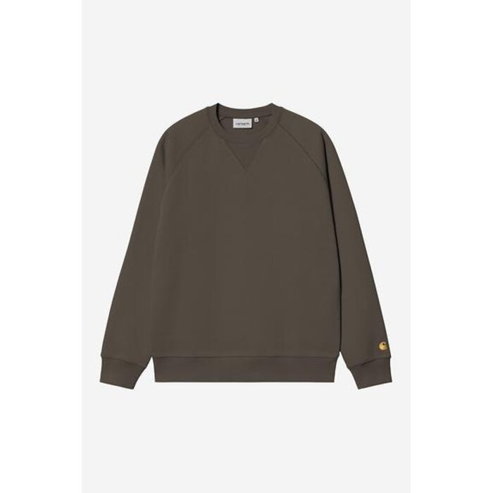 Carhartt WIP Chase Sweat - Shungite/Gold
