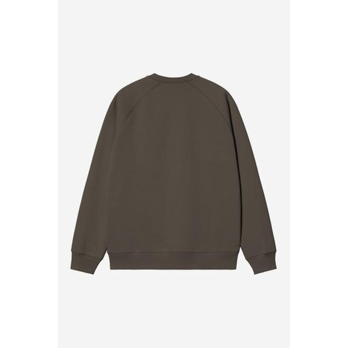 Carhartt WIP Chase Sweat - Shungite/Gold