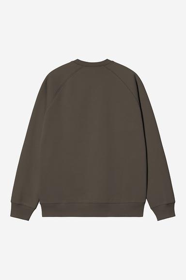 Carhartt WIP Chase Sweat - Shungite/Gold