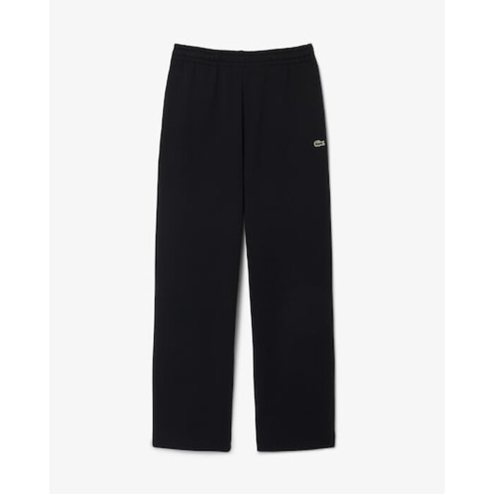 Lacoste Pantalon de survêtement molleton relaxed fit - Noir