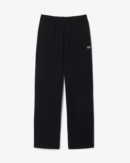 Lacoste Pantalon de survêtement molleton relaxed fit - Noir