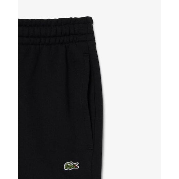 Lacoste Pantalon de survêtement molleton relaxed fit - Noir