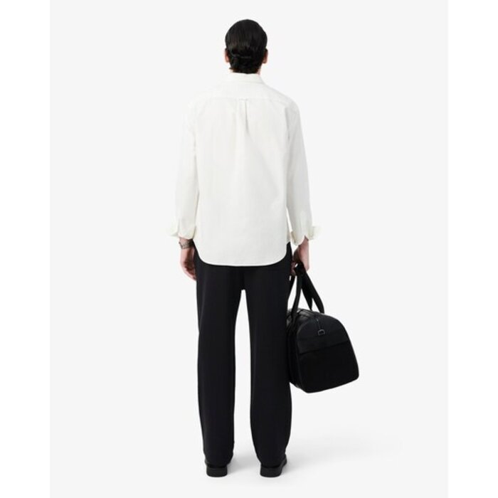 Lacoste Pantalon de survêtement molleton relaxed fit - Noir