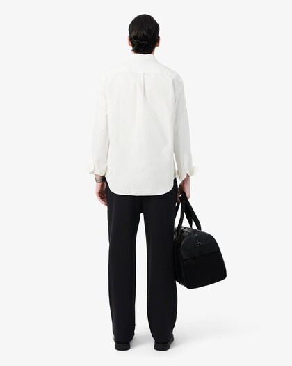 Lacoste Pantalon de survêtement molleton relaxed fit - Noir