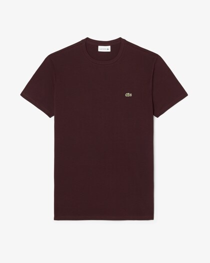 Lacoste T-shirt coton Pima léger - Marron