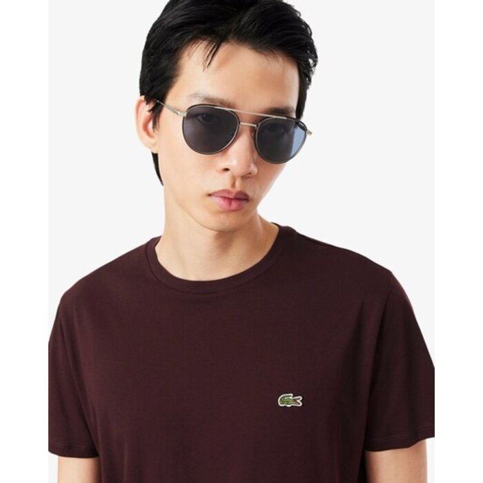 Lacoste T-shirt coton Pima léger - Marron