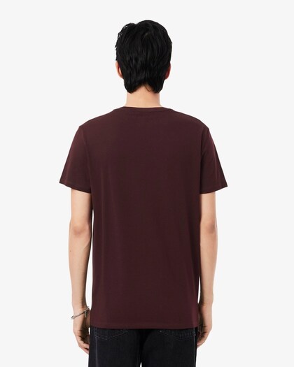 Lacoste T-shirt coton Pima léger - Marron