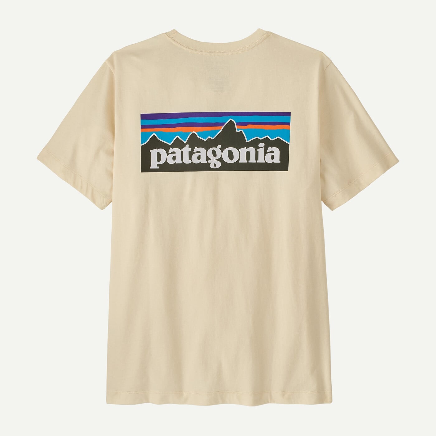 Patagonia M's P-6 Logo T-Shirt - Undyed Natural