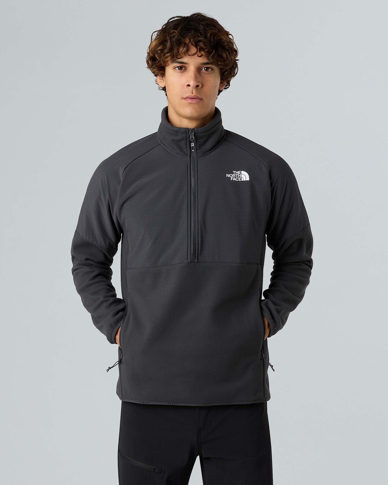The North Face M' Glacier Heavyweight 1/2 Zip - Asphalt Grey/Asphalt Grey