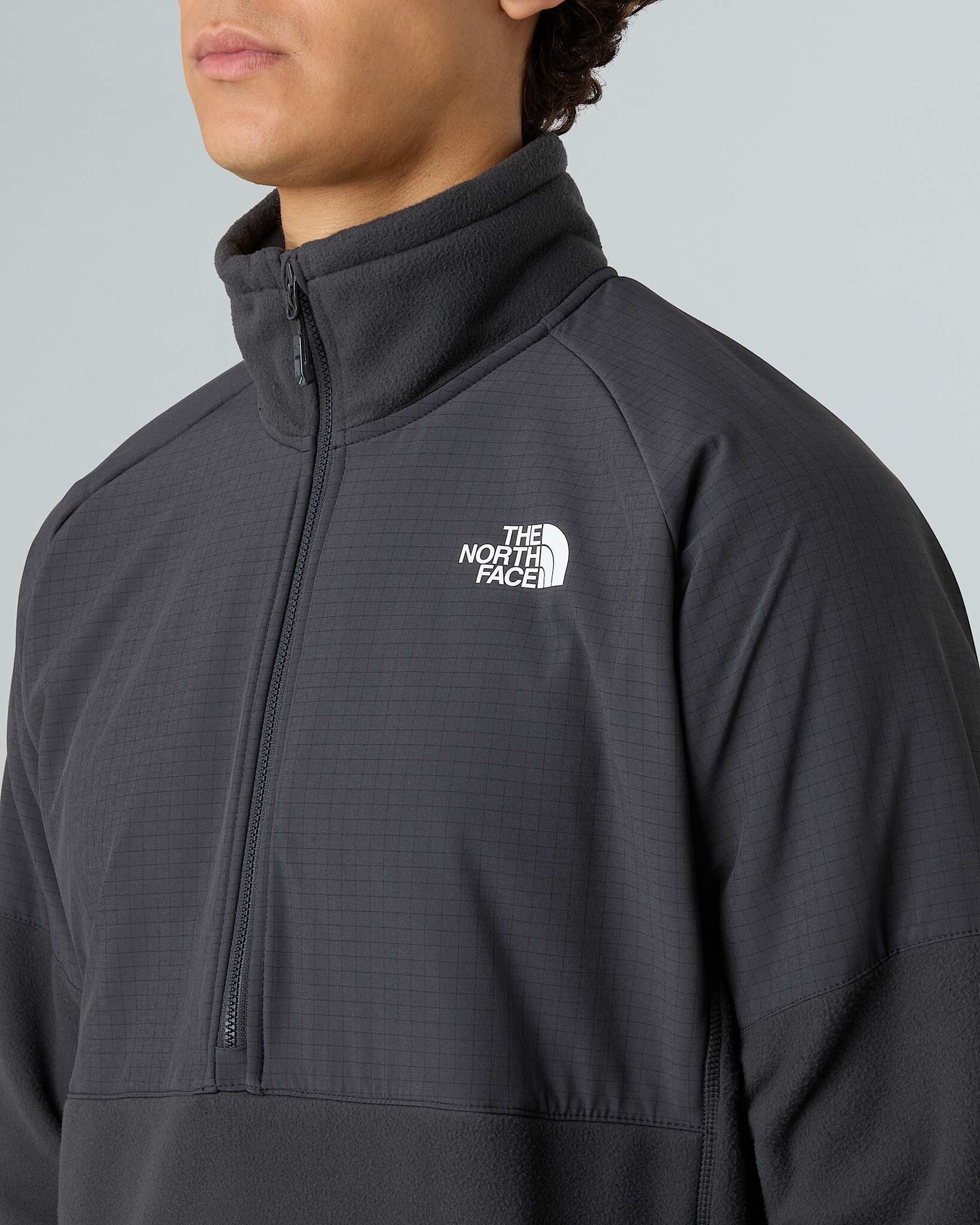 The North Face M' Glacier Heavyweight 1/2 Zip - Asphalt Grey/Asphalt Grey