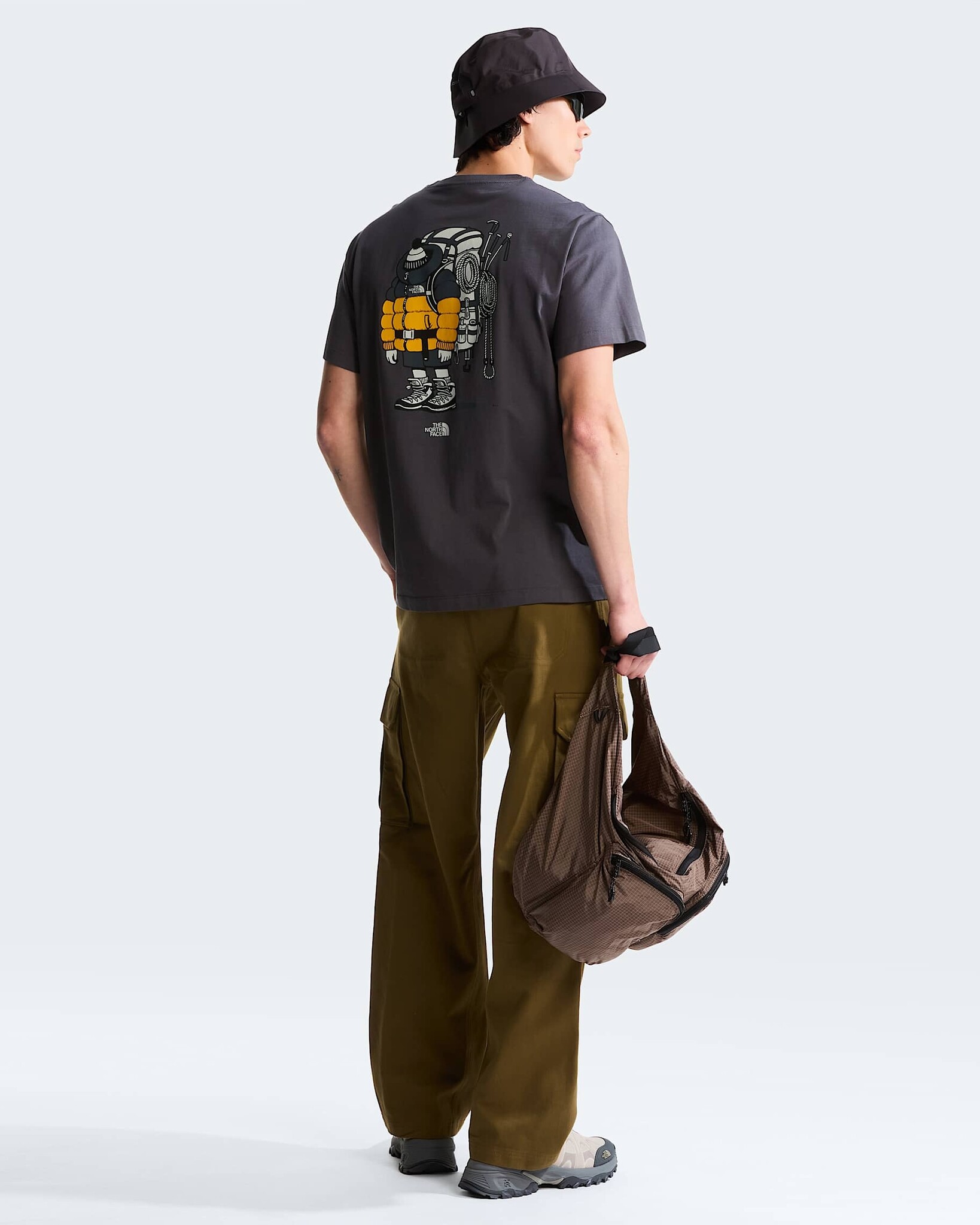 The North Face S/S U Gear Up Get Out relaxed T-Shirt - Anthracite Grey