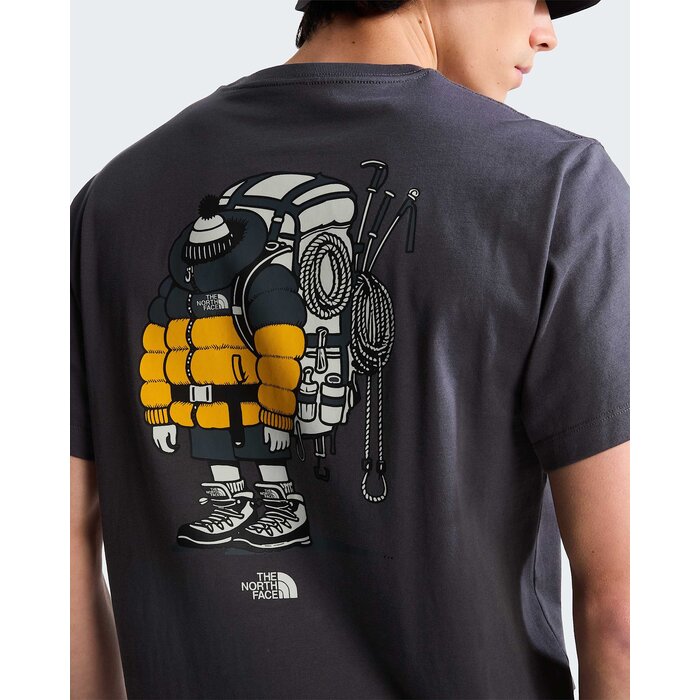 The North Face S/S U Gear Up Get Out relaxed T-Shirt - Anthracite Grey