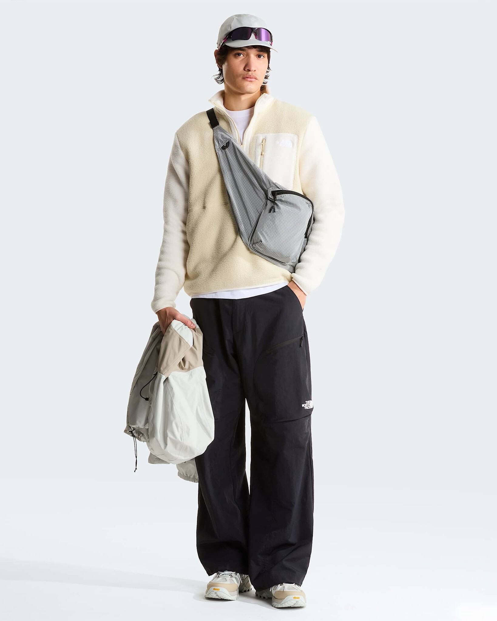The North Face M' Yumiori 1/4 Zip - Desert Stone/White Dune