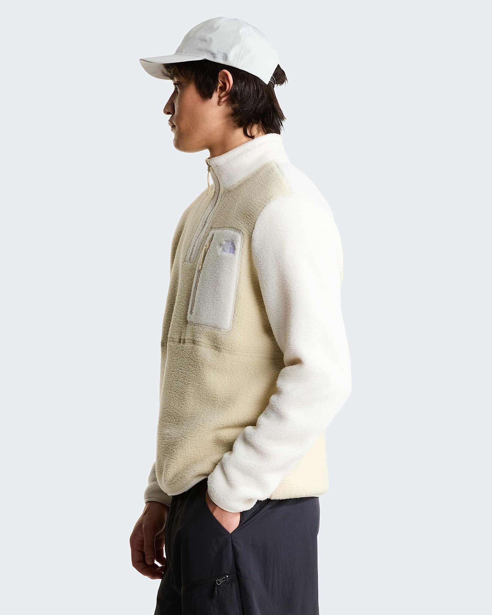 The North Face M' Yumiori 1/4 Zip - Desert Stone/White Dune