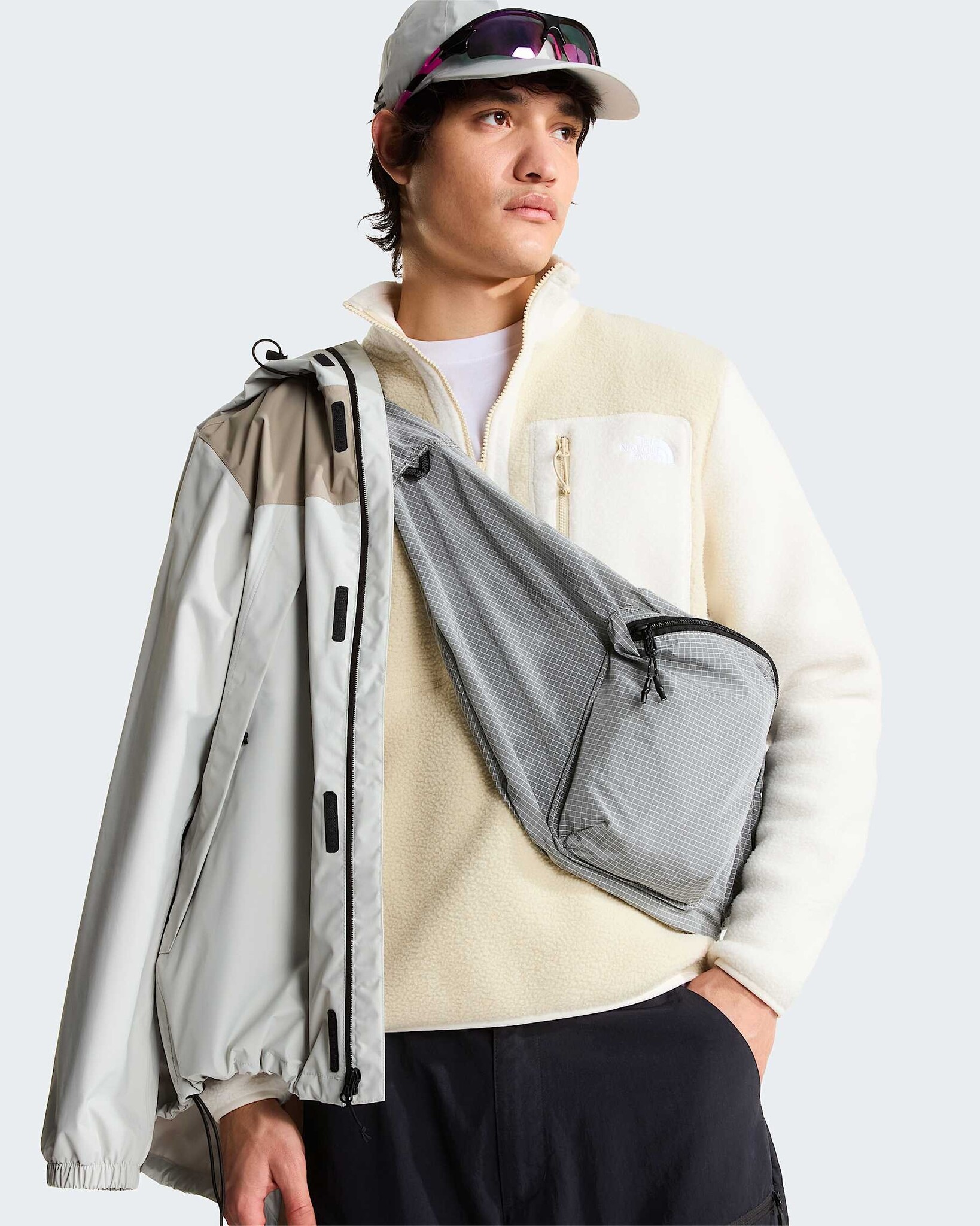 The North Face M' Yumiori 1/4 Zip - Desert Stone/White Dune