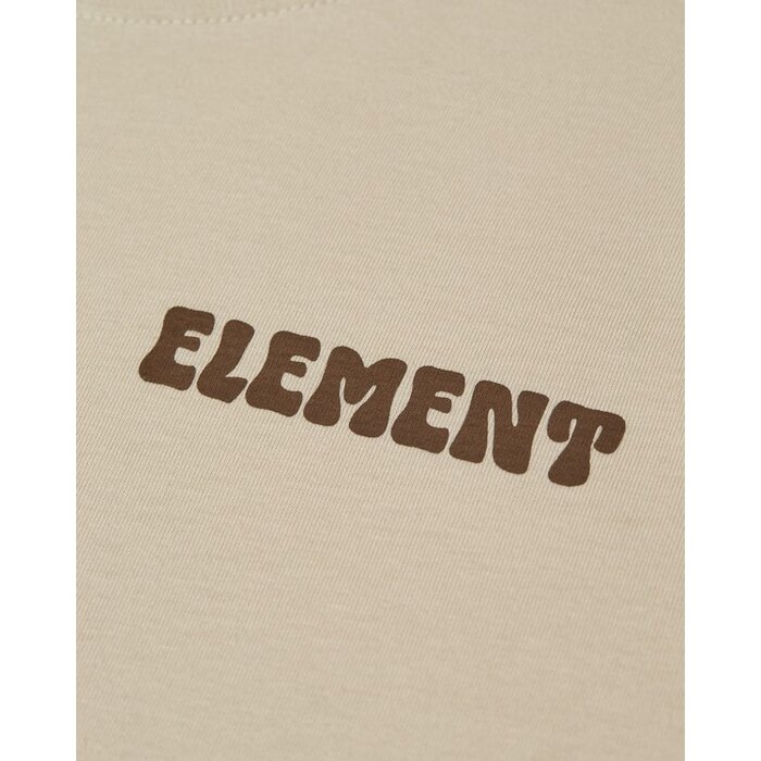 Element Pleasure S/S T-Shirt - Oat Milk