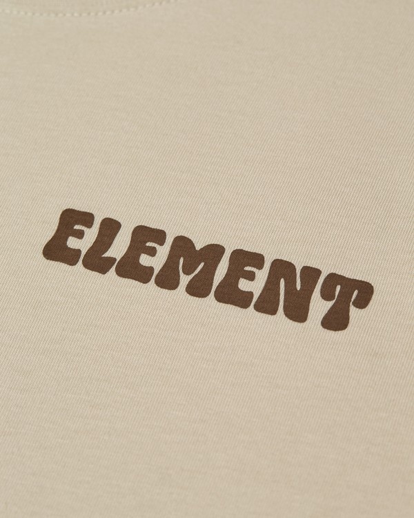 Element Pleasure S/S T-Shirt - Oat Milk