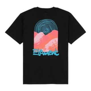 Element Sound Waves S/S T-Shirt - Flint Black