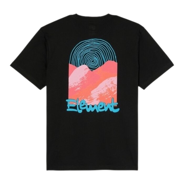 Element Sound Waves S/S T-Shirt - Flint Black
