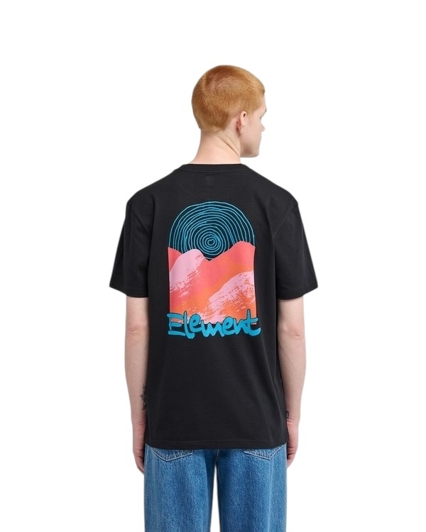 Element Sound Waves S/S T-Shirt - Flint Black