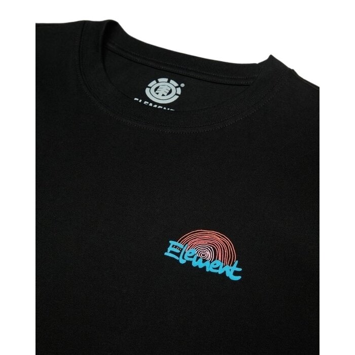 Element Sound Waves S/S T-Shirt - Flint Black