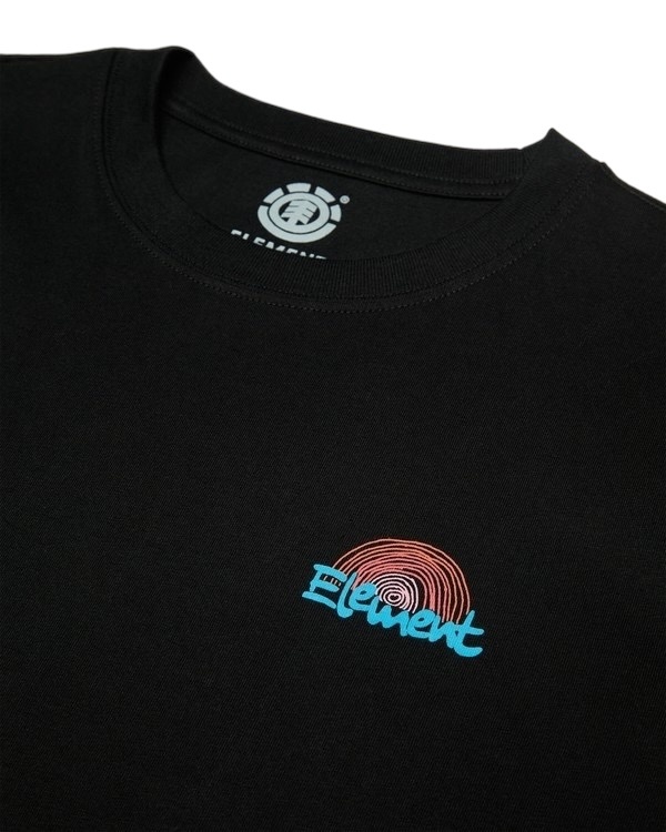 Element Sound Waves S/S T-Shirt - Flint Black