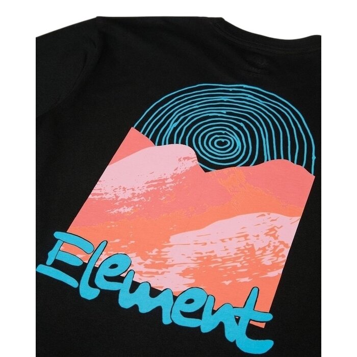 Element Sound Waves S/S T-Shirt - Flint Black