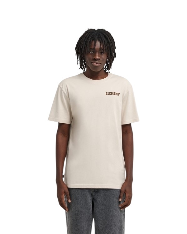 Element Pleasure S/S T-Shirt - Oat Milk