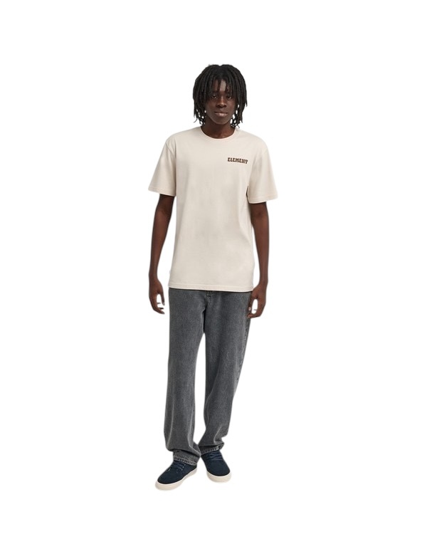 Element Pleasure S/S T-Shirt - Oat Milk