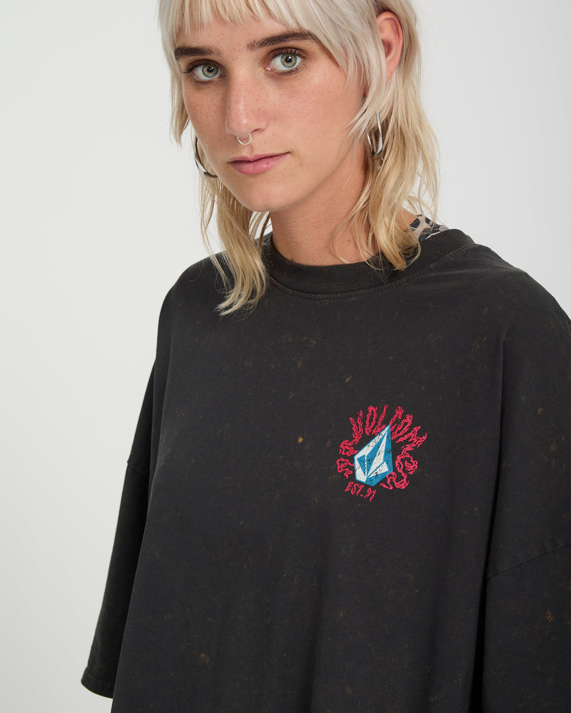 Volcom Voltrip Tee - Vintage Black