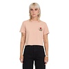 Dial Crop Tee - Misty Rose