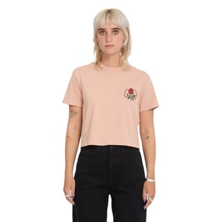 Volcom Dial Crop Tee - Misty Rose