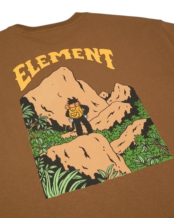 Element Summit S/S T-Shirt - Sepia