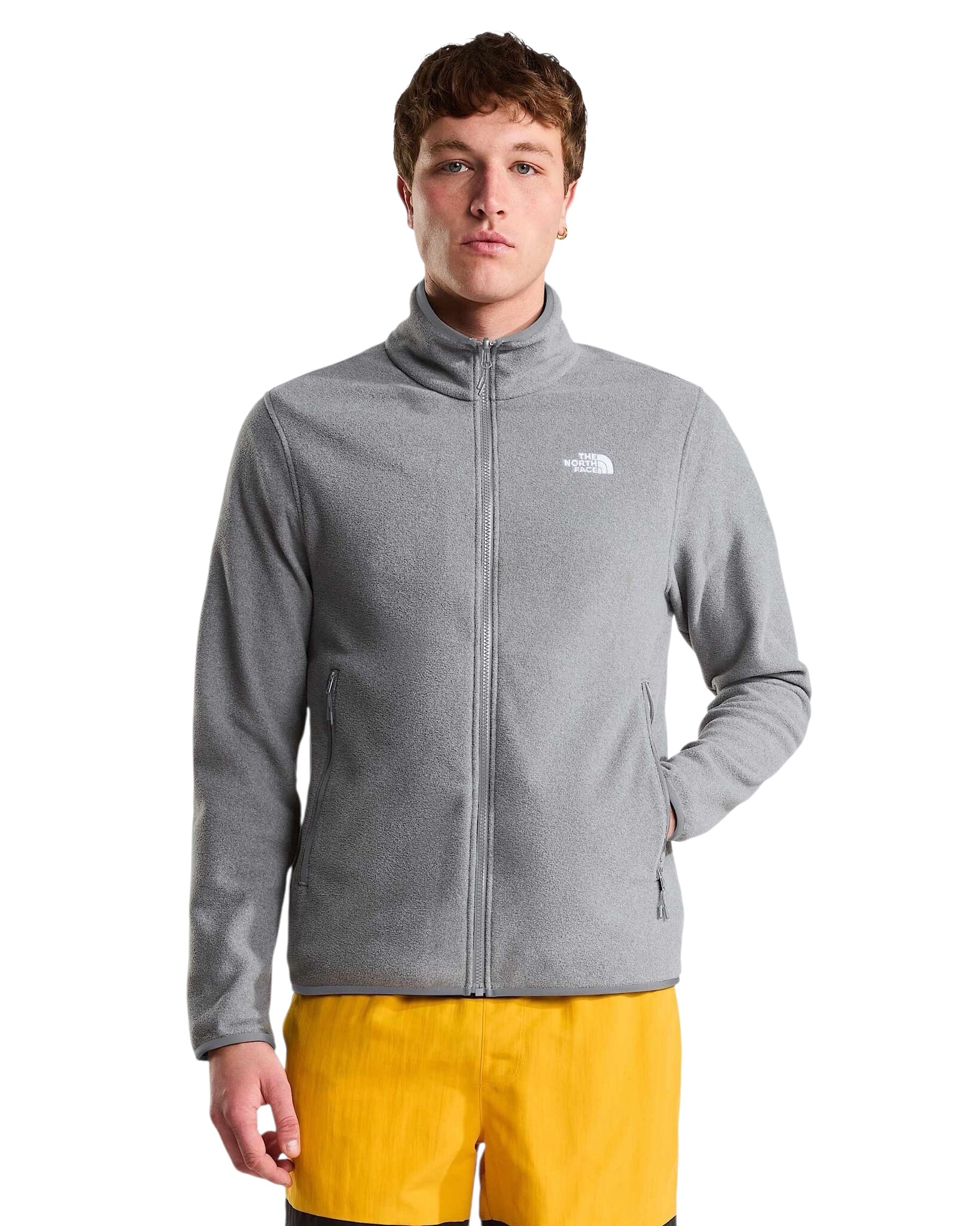 The North Face M Glacier Fleece Jacket - TNF Mid Grey Heather
