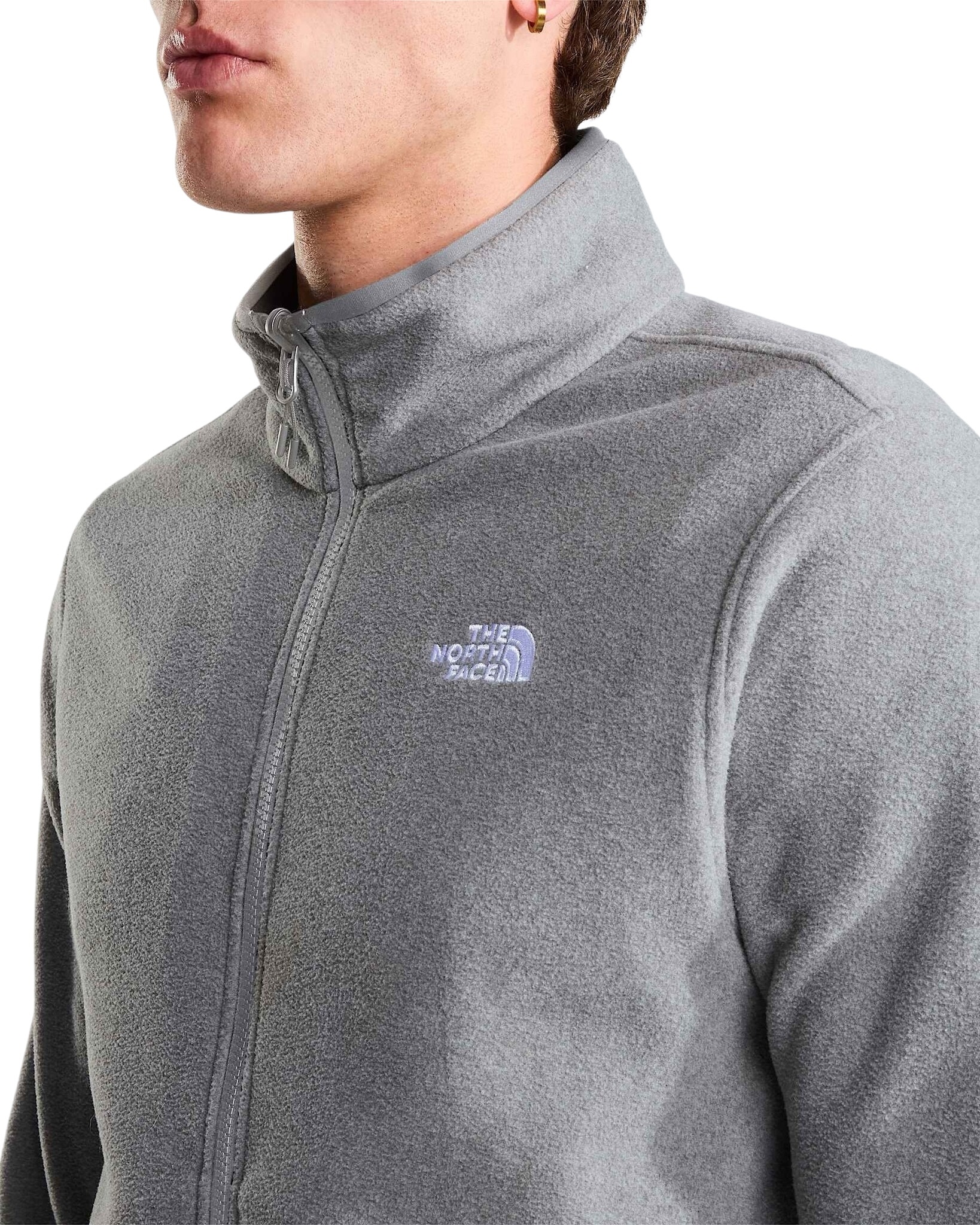 The North Face M Glacier Fleece Jacket - TNF Mid Grey Heather