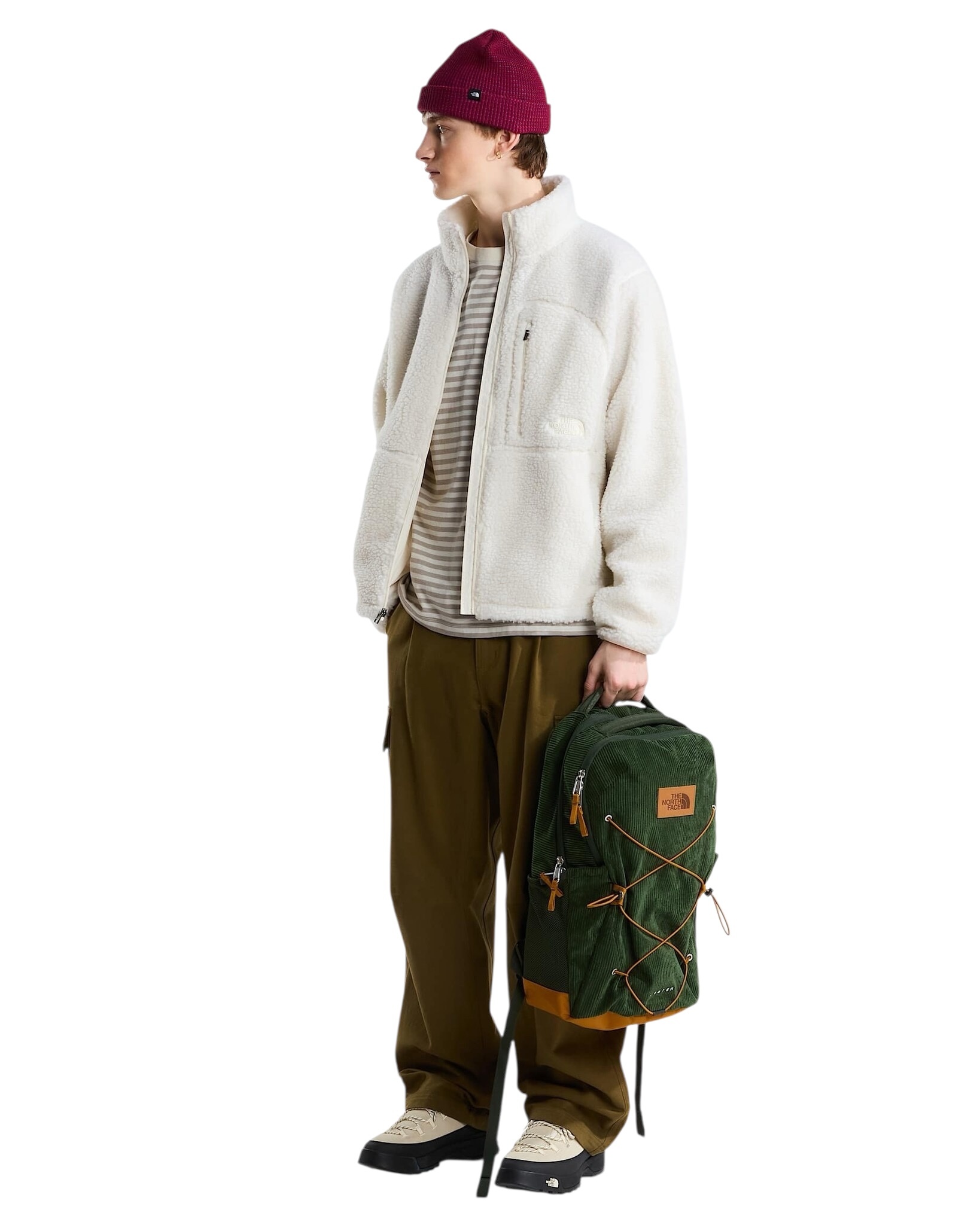 The North Face M' Extreme Pile 2 Full ZIP Jacket - White Dune