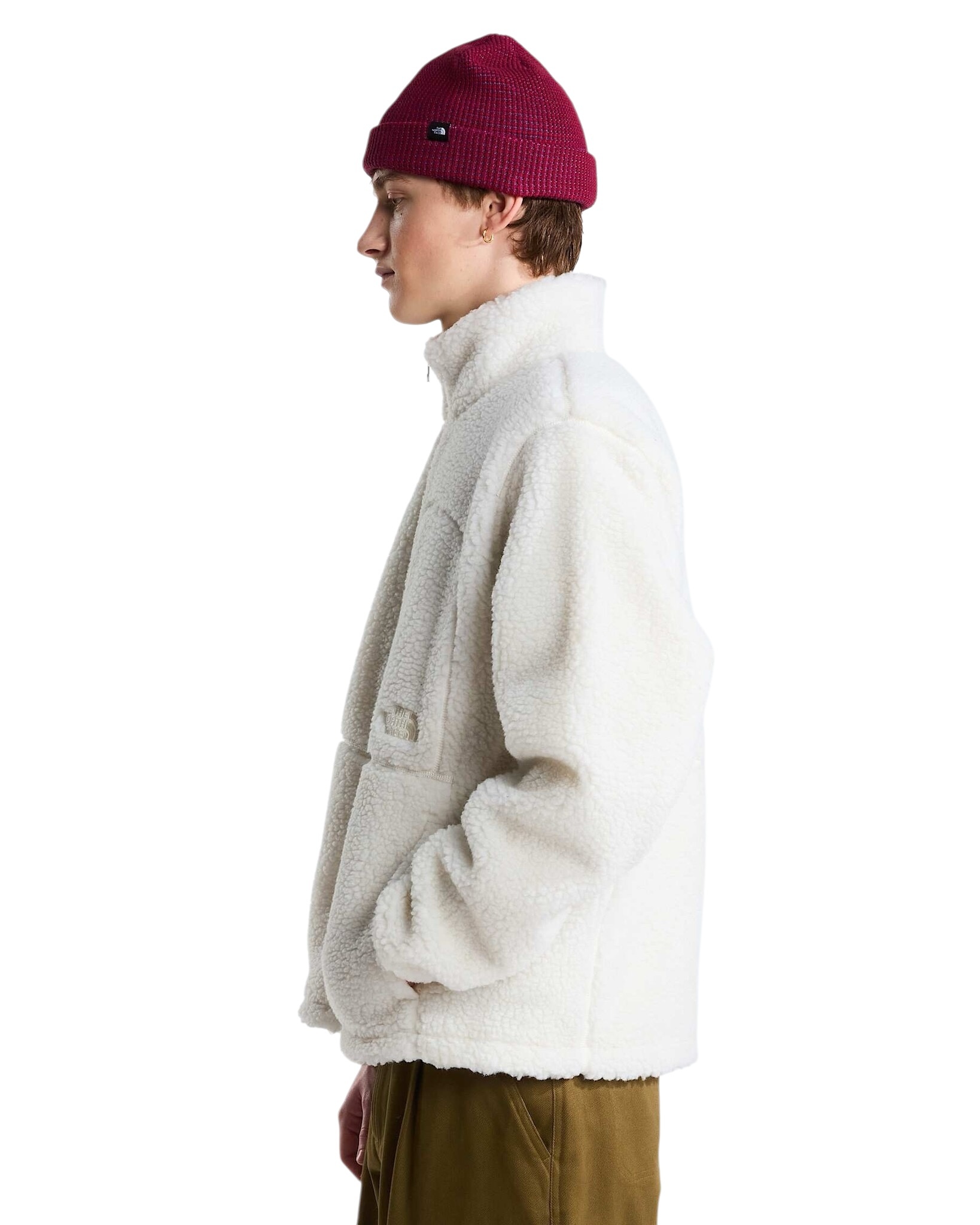 The North Face M' Extreme Pile 2 Full ZIP Jacket - White Dune