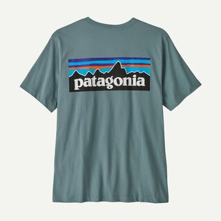 Patagonia M's P-6 Logo T-Shirt - Blue Sage